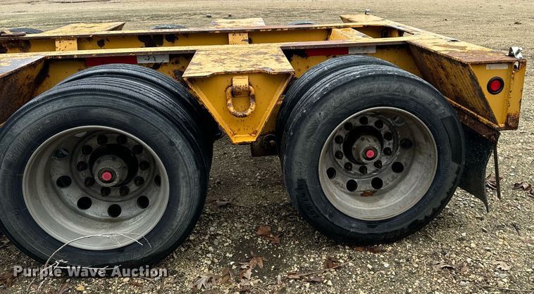 image for item DW2385 2011 Trail king TK110HDG-57 lowboy equipment trailer