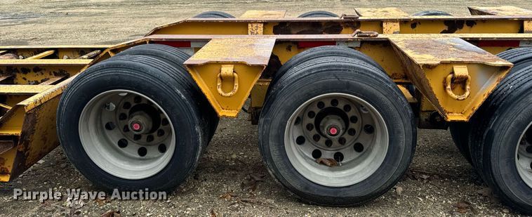 image for item DW2385 2011 Trail king TK110HDG-57 lowboy equipment trailer