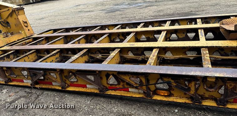 image for item DW2385 2011 Trail king TK110HDG-57 lowboy equipment trailer