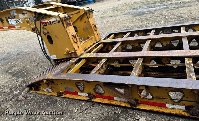 image for item DW2385 2011 Trail king TK110HDG-57 lowboy equipment trailer