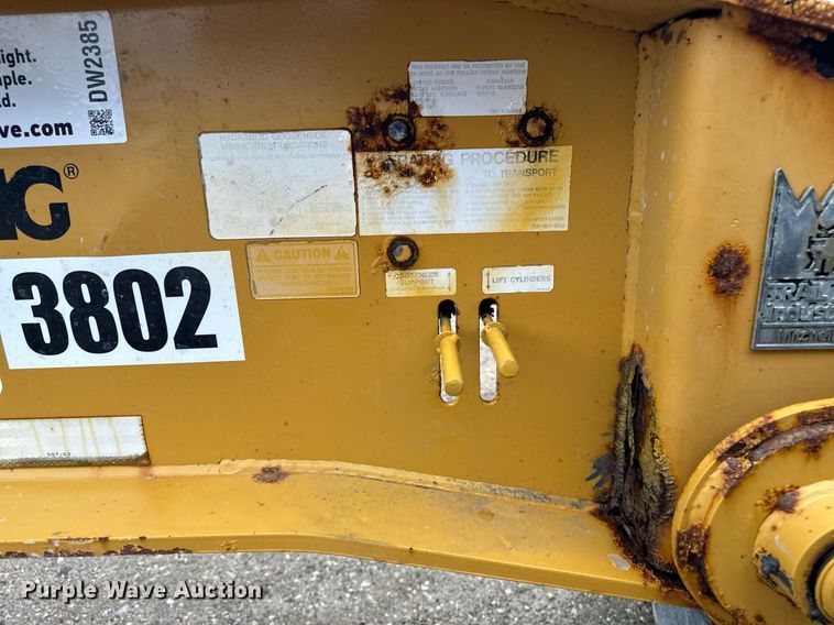 image for item DW2385 2011 Trail king TK110HDG-57 lowboy equipment trailer