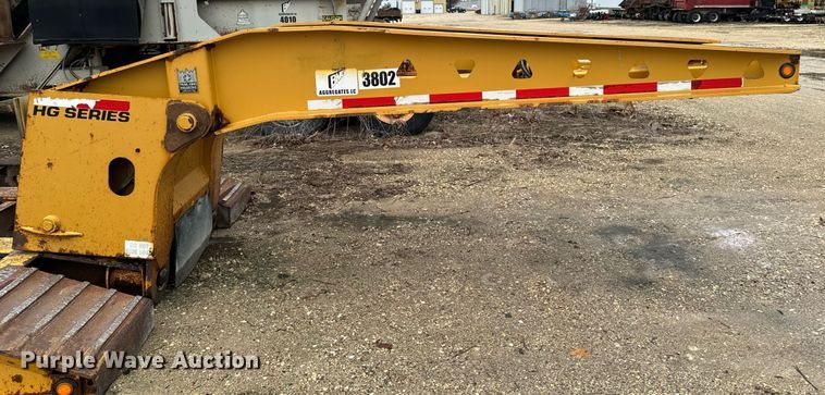 image for item DW2385 2011 Trail king TK110HDG-57 lowboy equipment trailer