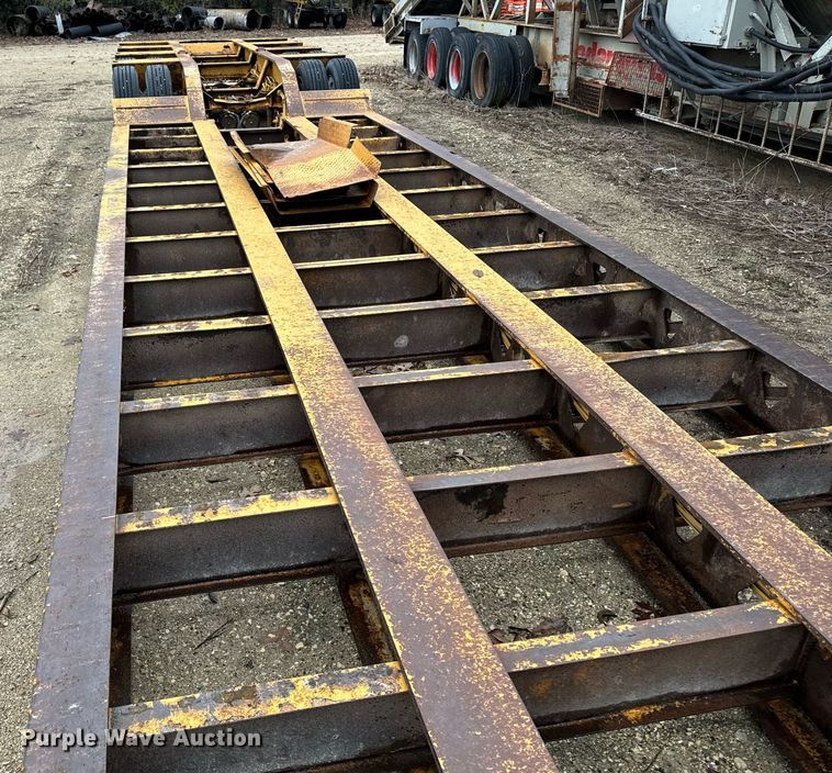 image for item DW2385 2011 Trail king TK110HDG-57 lowboy equipment trailer