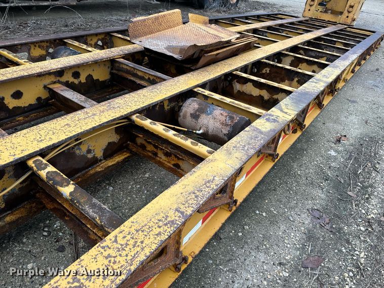 image for item DW2385 2011 Trail king TK110HDG-57 lowboy equipment trailer