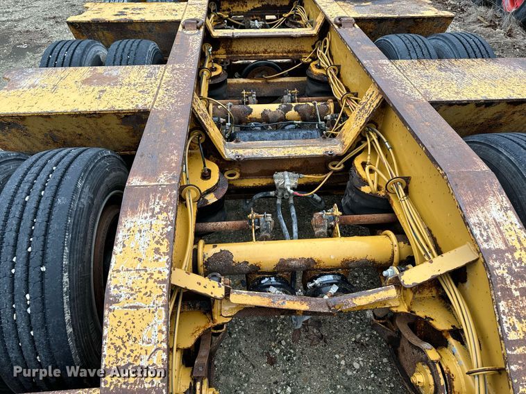 image for item DW2385 2011 Trail king TK110HDG-57 lowboy equipment trailer