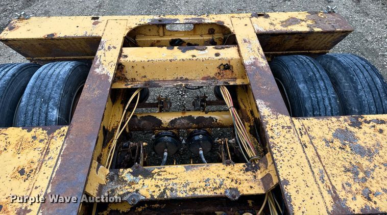 image for item DW2385 2011 Trail king TK110HDG-57 lowboy equipment trailer