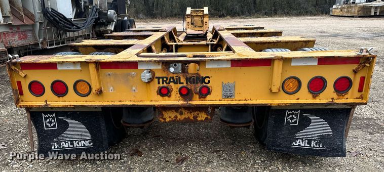image for item DW2385 2011 Trail king TK110HDG-57 lowboy equipment trailer