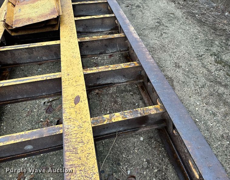 image for item DW2385 2011 Trail king TK110HDG-57 lowboy equipment trailer