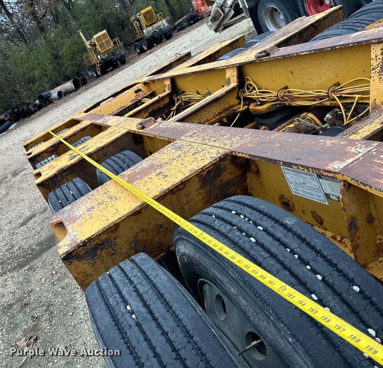 image for item DW2385 2011 Trail king TK110HDG-57 lowboy equipment trailer