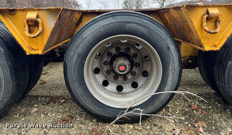 image for item DW2385 2011 Trail king TK110HDG-57 lowboy equipment trailer