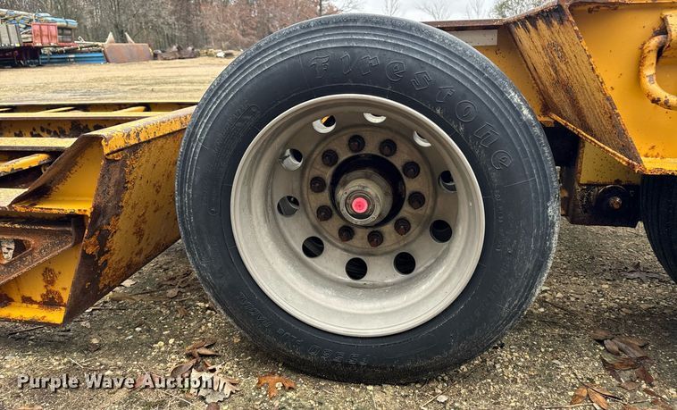 image for item DW2385 2011 Trail king TK110HDG-57 lowboy equipment trailer