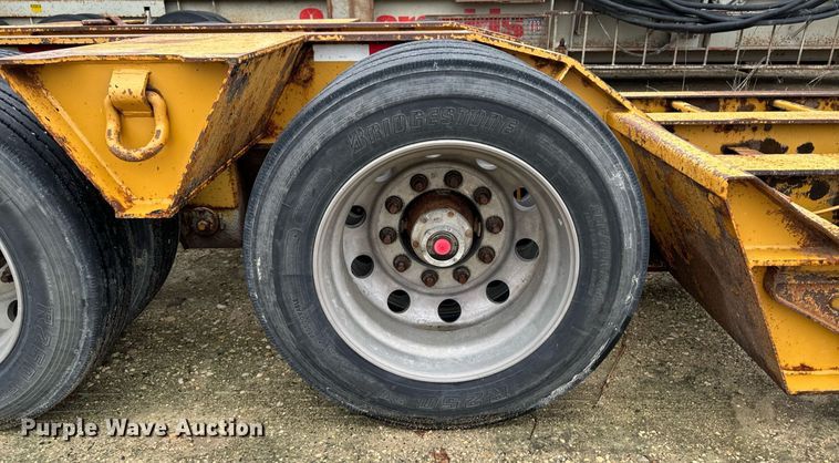 image for item DW2385 2011 Trail king TK110HDG-57 lowboy equipment trailer