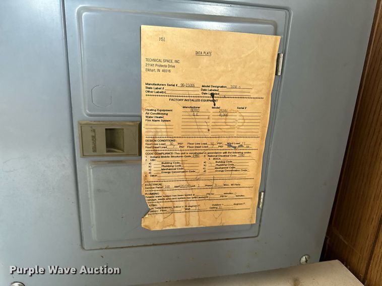 image for item DW2395 1996 TSI office trailer