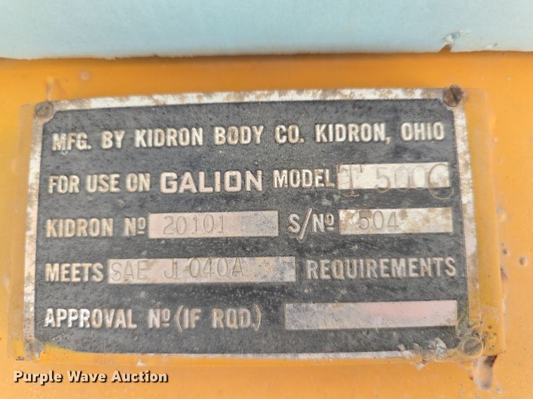 image for item DW3952 Galion T500C rigid frame motor grader