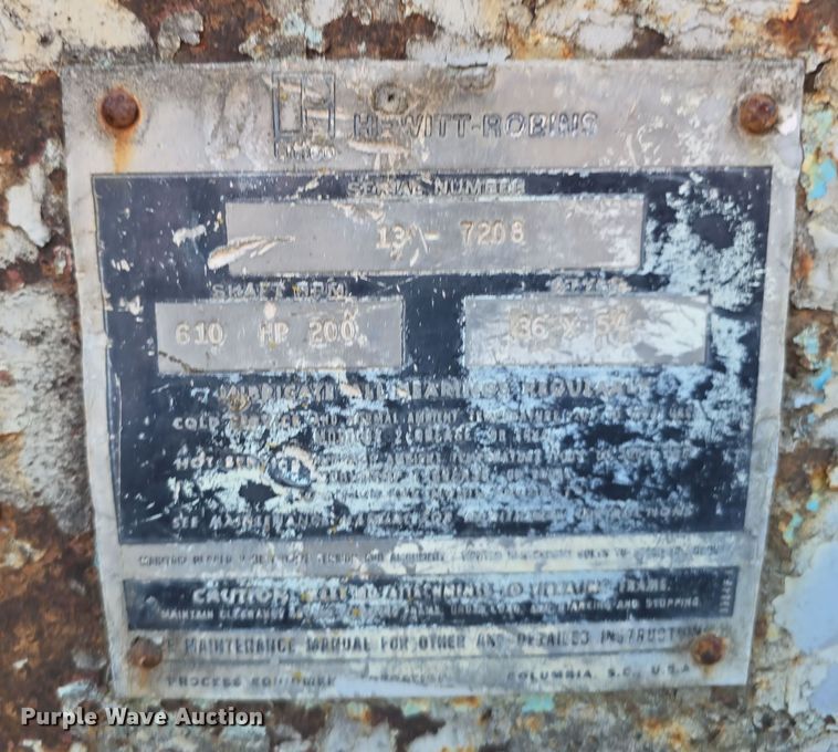 image for item DW3956 Hewitt Robins 36x54 jaw crushing plant