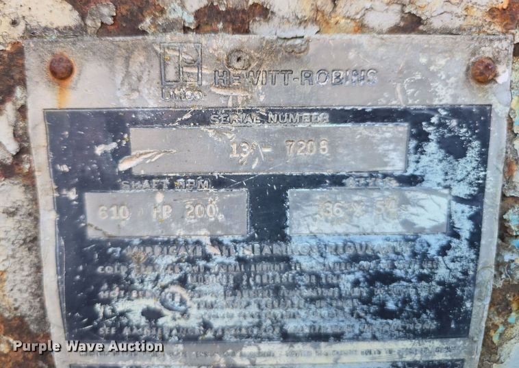 image for item DW3956 Hewitt Robins 36x54 jaw crushing plant