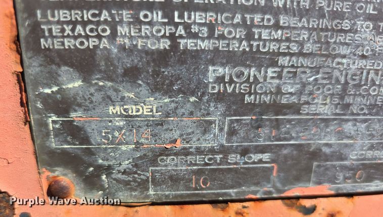 image for item DW3957 Pioneer Engineering 5239 roll crusher