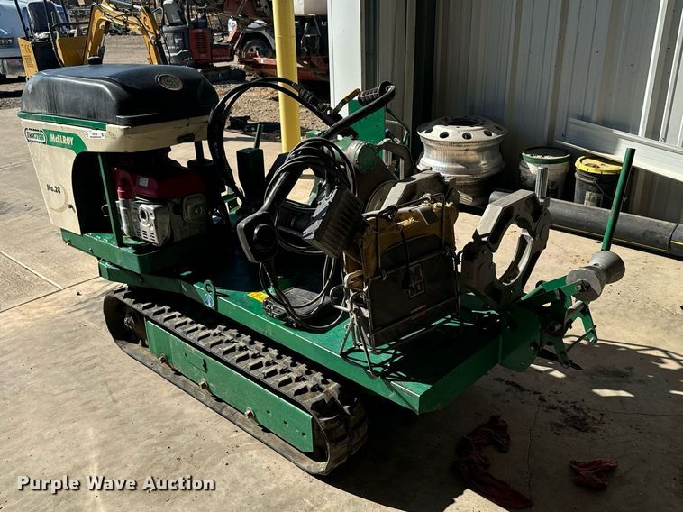 image for item DX3736 2001 McElroy Track Star 28 T800102 pipe fusion machine
