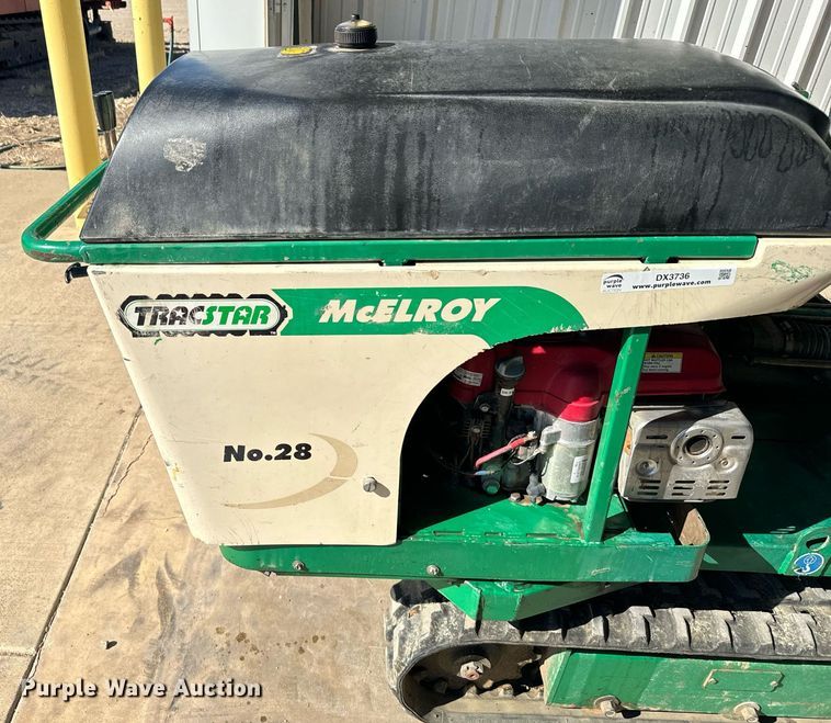 image for item DX3736 2001 McElroy Track Star 28 T800102 pipe fusion machine