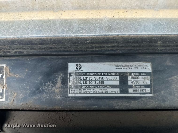 image for item DX3770 2003 New Holland LS190 skid steer loader