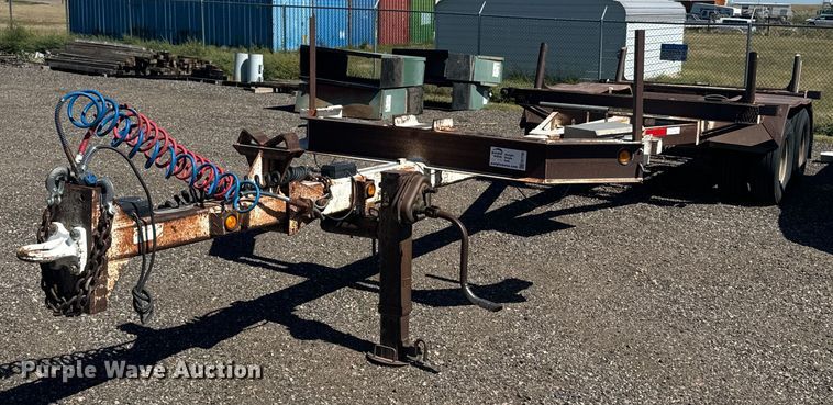 image for item EE7750 2024 Shop built  pole trailer