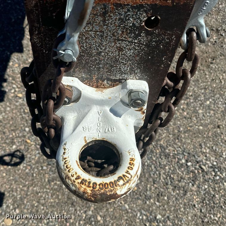 image for item EE7750 2024 Shop built  pole trailer