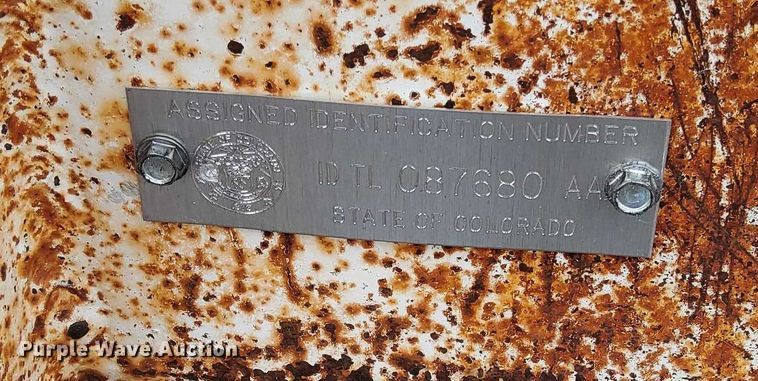 image for item EE7750 2024 Shop built  pole trailer