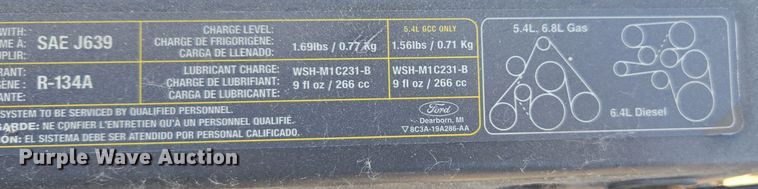 image for item EE7839 2010 Ford F550 Super Duty XL truck cab and chassis