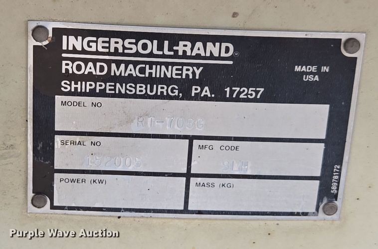 image for item EE7892 Ingersoll Rand  RT-706G forklift