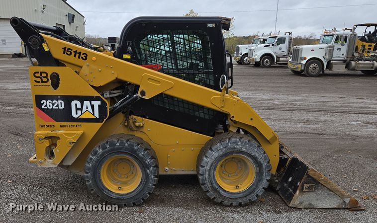 image for item EE8708 2016 Caterpillar 262D skid steer loader