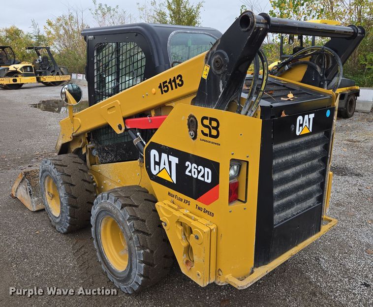 image for item EE8708 2016 Caterpillar 262D skid steer loader