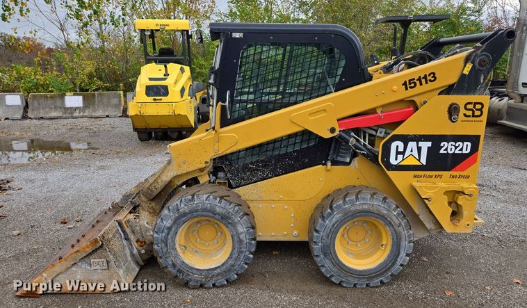 image for item EE8708 2016 Caterpillar 262D skid steer loader