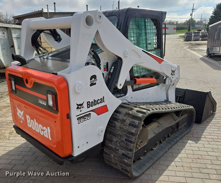 image for item EE8735 2018 Bobcat  T650 tracked skid steer loader
