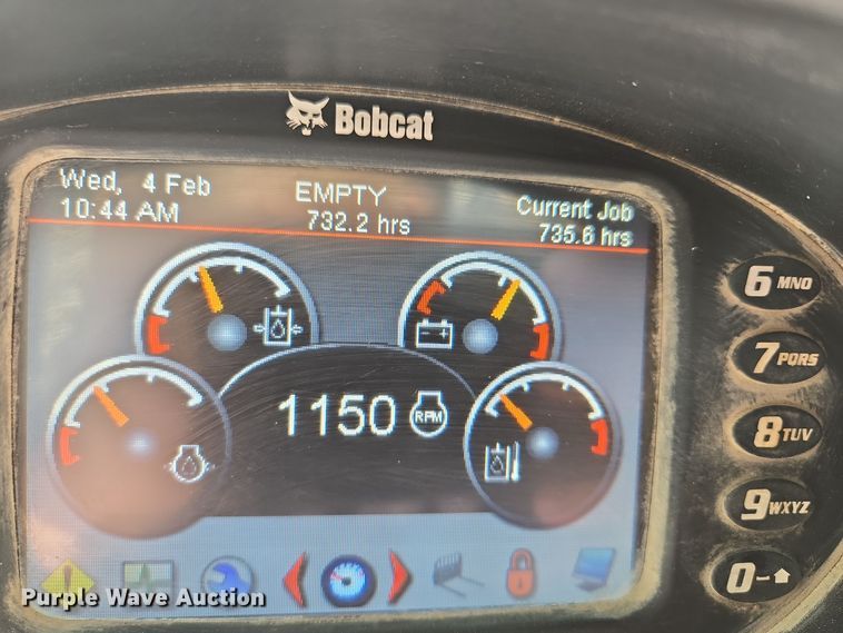 image for item EE8735 2018 Bobcat  T650 tracked skid steer loader