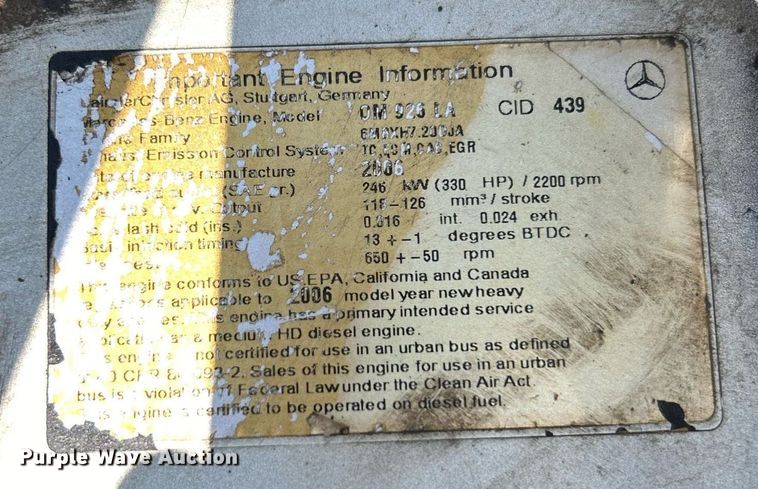 image for item EG1091 2007 Freightliner  Business Class M2 crane truck