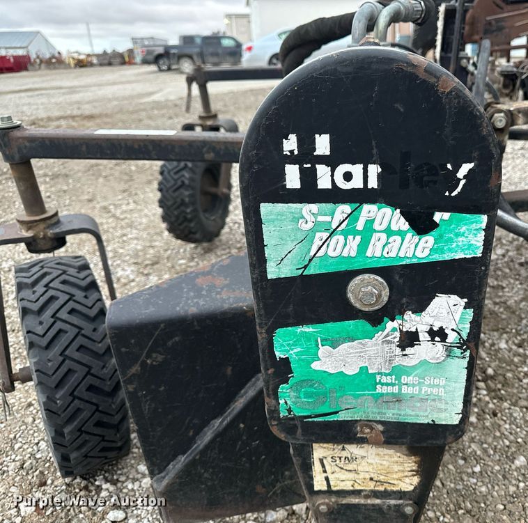 image for item EG6876 Harley S-6 power box rake skid steer box rake