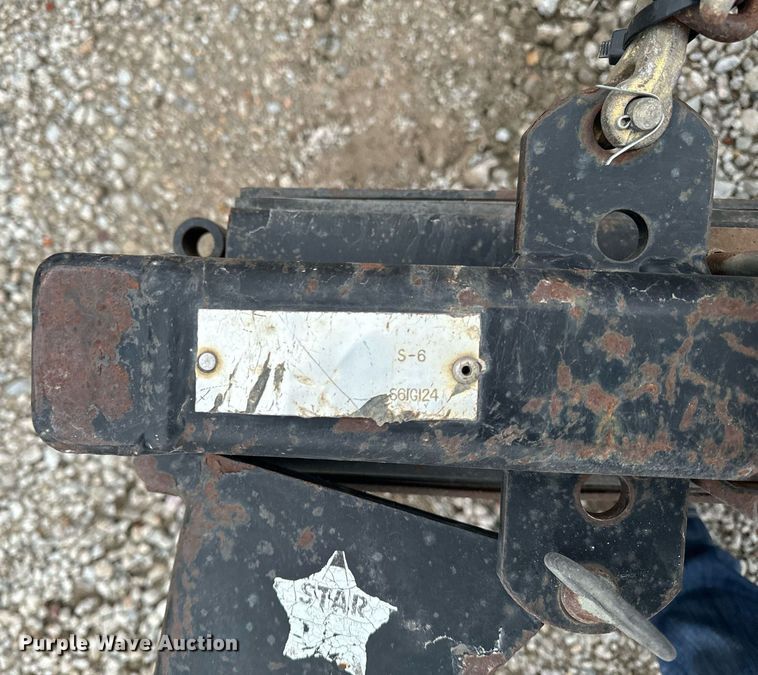 image for item EG6876 Harley S-6 power box rake skid steer box rake