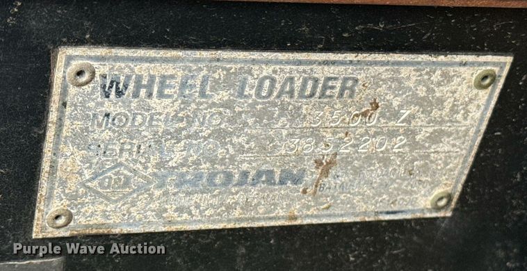 image for item EI4075 1990 Trojan 3500Z wheel loader