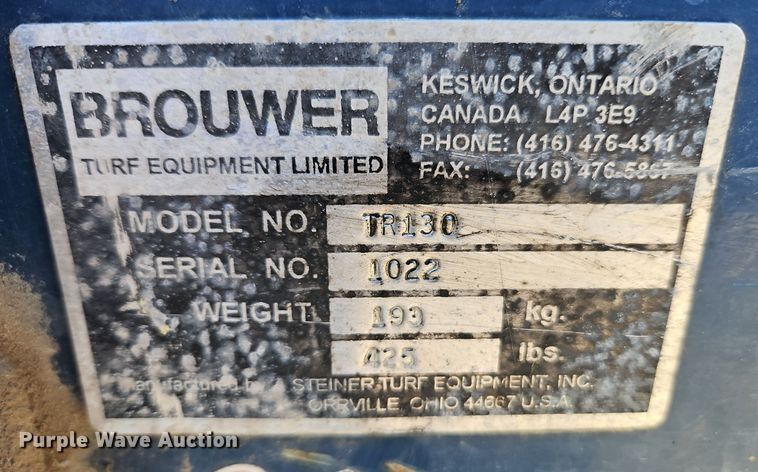 image for item EI8530 Brouwer TR130 trench compactor