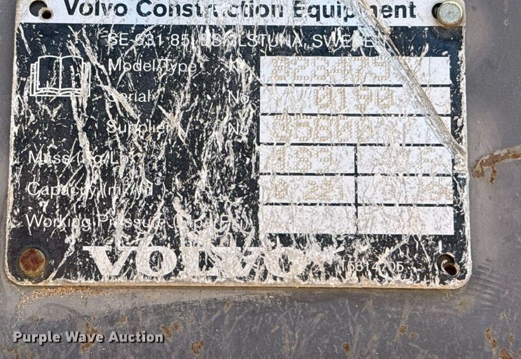 image for item EJ3129 Volvo excavator bucket