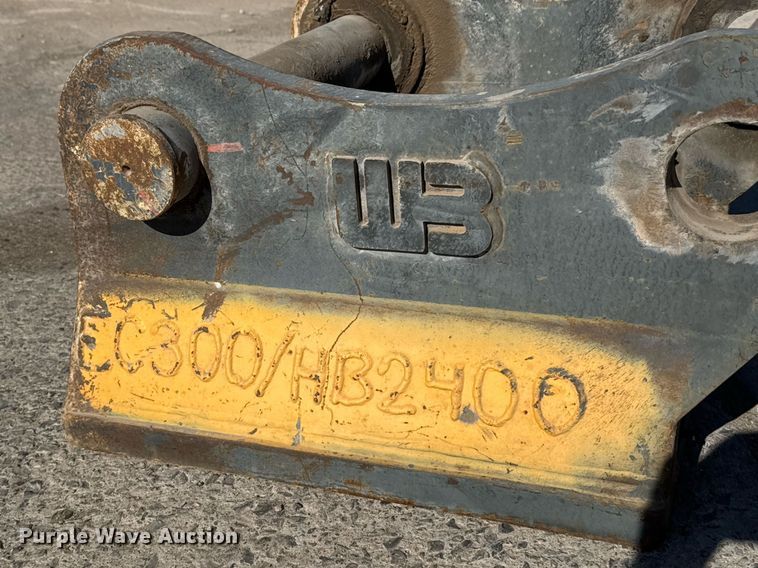 image for item EJ3140 WB LC300/HB2400 excavator coupler