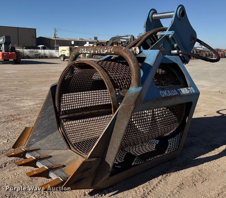 image for item EJ3149 Okada TMB 70 excavator screening bucket