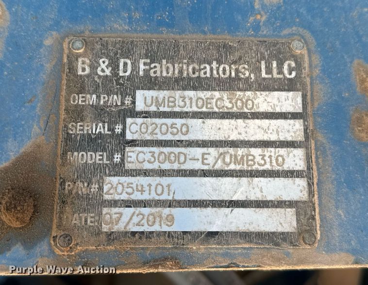 image for item EJ3149 Okada TMB 70 excavator screening bucket