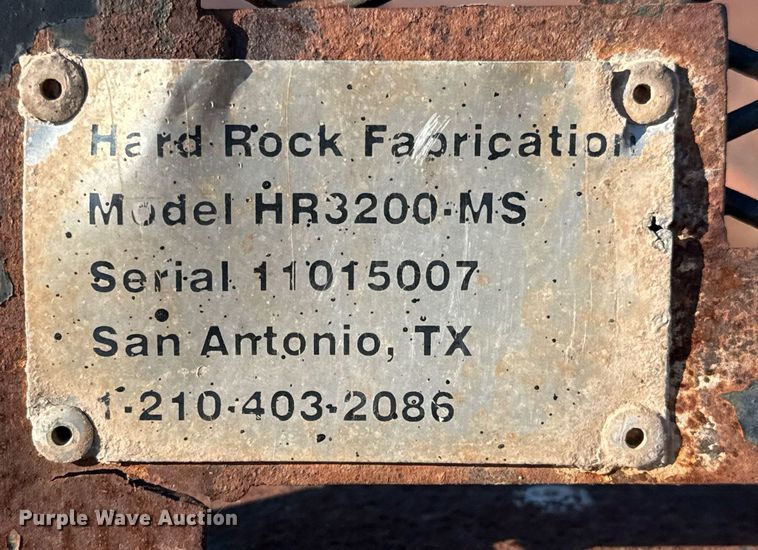 image for item EJ3193 Hard Rock Fabrication HR3200-MS tank