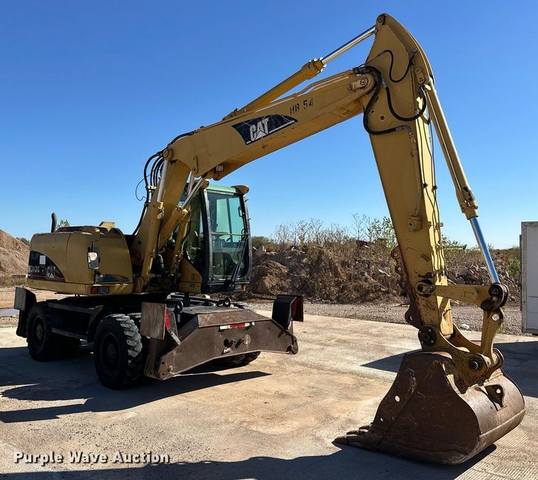 image for item EJ5059 2005 Caterpillar  M313C wheeled excavator