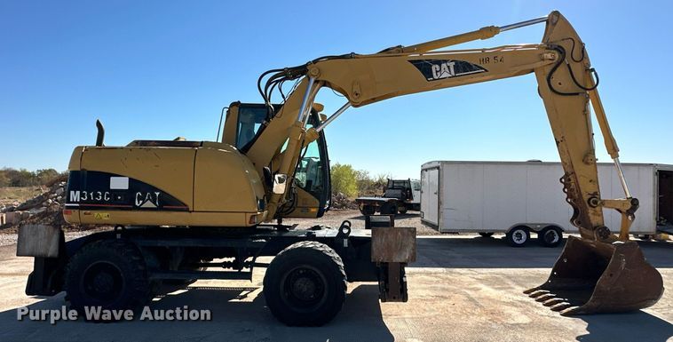 image for item EJ5059 2005 Caterpillar  M313C wheeled excavator