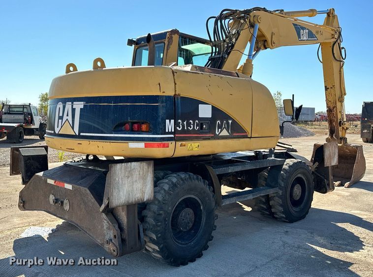 image for item EJ5059 2005 Caterpillar  M313C wheeled excavator