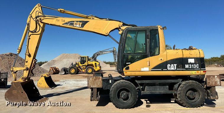 image for item EJ5059 2005 Caterpillar  M313C wheeled excavator