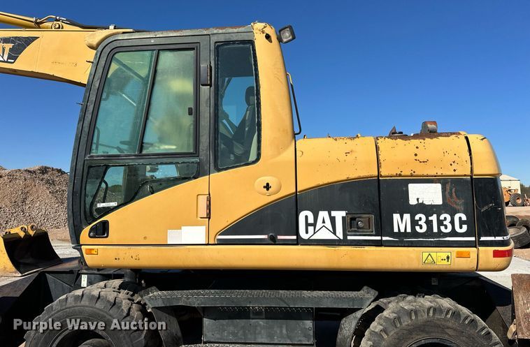 image for item EJ5059 2005 Caterpillar  M313C wheeled excavator