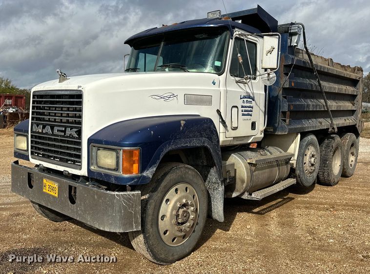 image for item EJ5080 1998 Mack CH600GK dump truck